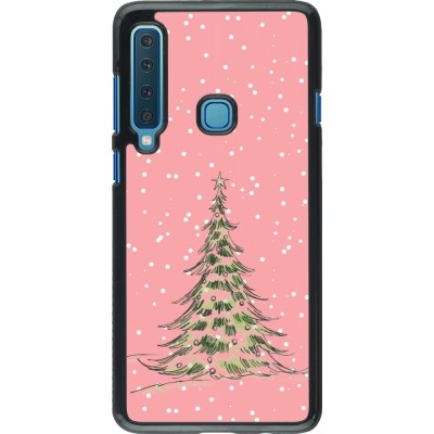 Samsung Galaxy A9 Case Hülle - Christmas 25 Pink Tree