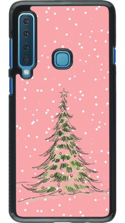 Samsung Galaxy A9 Case Hülle - Christmas 25 Pink Tree