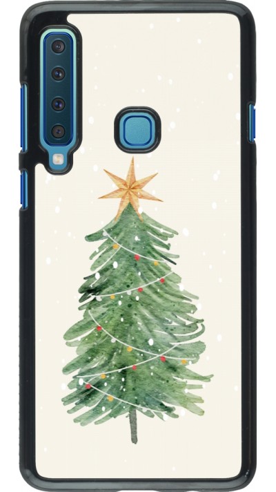 Samsung Galaxy A9 Case Hülle - Christmas 25 Sketch Tree