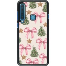Samsung Galaxy A9 Case Hülle - Christmas 25 Vintage Ribbons