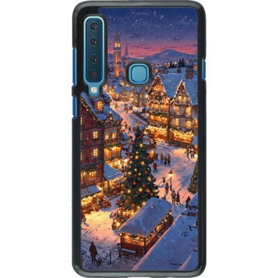 Samsung Galaxy A9 Case Hülle - Christmas 25 Xmas Village