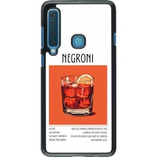 Samsung Galaxy A9 Case Hülle - Cocktail Rezept Negroni