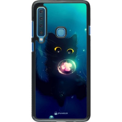 Hülle Samsung Galaxy A9 - Cute Cat Bubble