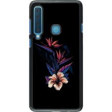 Hülle Samsung Galaxy A9 - Dark Flowers