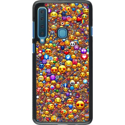 Samsung Galaxy A9 Case Hülle - Emoji gemischt