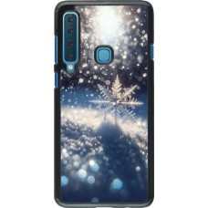 Samsung Galaxy A9 Case Hülle - Schneeflocke Solar Glanz