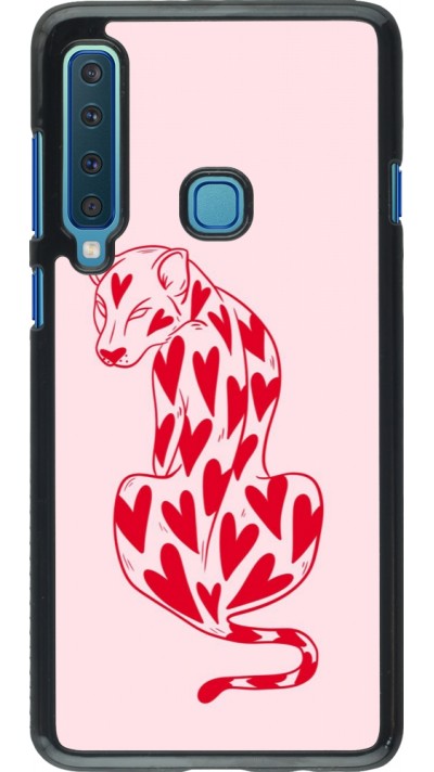 Samsung Galaxy A9 Case Hülle - Leopard with hearts 2026