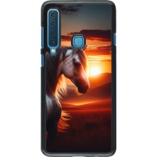 Samsung Galaxy A9 Case Hülle - Majestätischer Sonnenuntergang Pferd