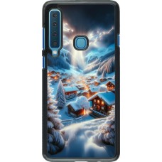 Samsung Galaxy A9 Case Hülle - Berg Schnee Licht