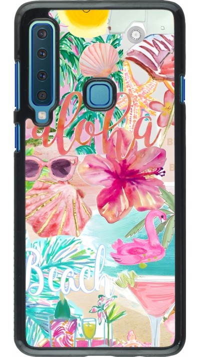Samsung Galaxy A9 Case Hülle - Preppy Collage Aloha