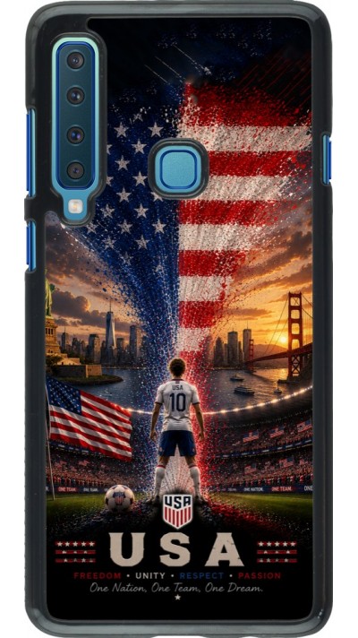 Samsung Galaxy A9 Case Hülle - Fussball Vereinigten Staaten splash 2026