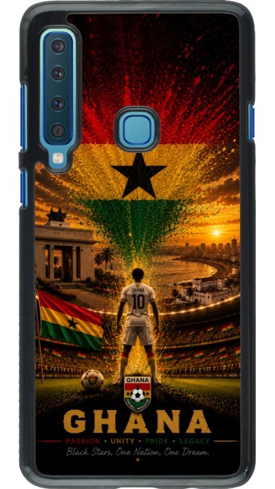 Samsung Galaxy A9 Case Hülle - Fussball Ghana splash 2026