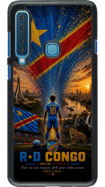 Samsung Galaxy A9 Case Hülle - Fussball Demokratische Republik Kongo splash 2026