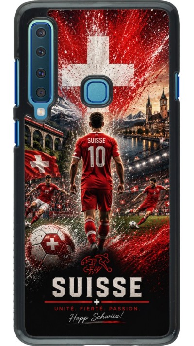 Samsung Galaxy A9 Case Hülle - Fussball Suisse splash 2026