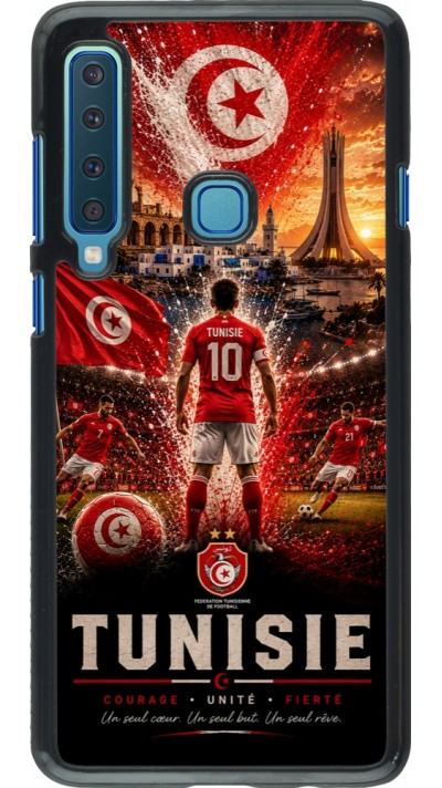 Samsung Galaxy A9 Case Hülle - Fussball Tunesien splash 2026