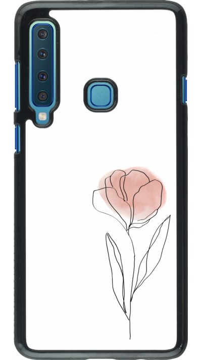 Samsung Galaxy A9 Case Hülle - Spring 23 minimalist flower