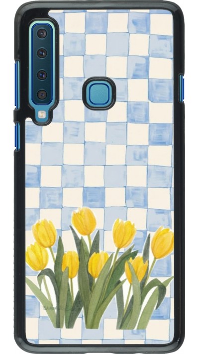 Samsung Galaxy A9 Case Hülle - Blue vichy tulips 2026