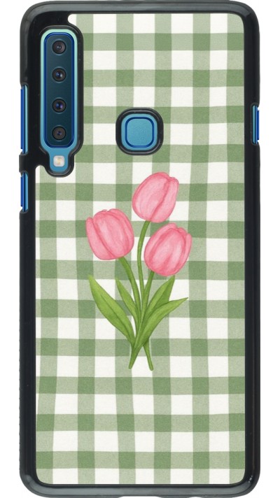 Samsung Galaxy A9 Case Hülle - Green vichy tulips 2026