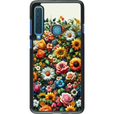 Samsung Galaxy A9 Case Hülle - Sommer Blumenmuster