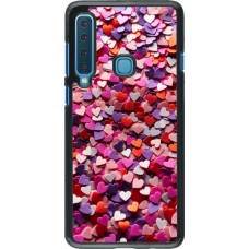Samsung Galaxy A9 Case Hülle - Valentin 2025 Konfetti