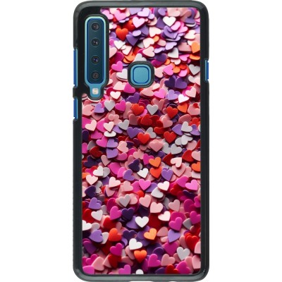 Samsung Galaxy A9 Case Hülle - Valentin 2025 Konfetti
