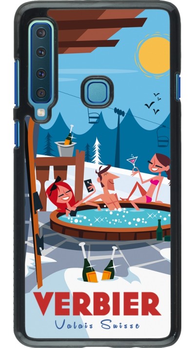 Samsung Galaxy A9 Case Hülle - Verbier Mountain Jacuzzi