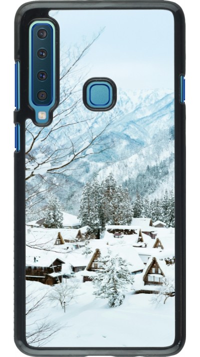 Samsung Galaxy A9 Case Hülle - Winter 25 Winter snowy landscape