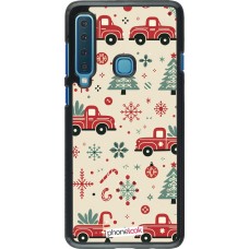 Samsung Galaxy A9 Case Hülle - Weihnachten 2024 Lkw Tanne