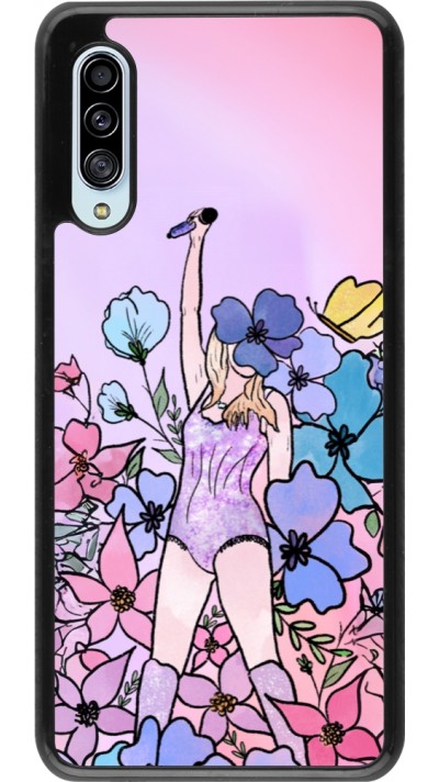 Samsung Galaxy A90 5G Case Hülle - Taylor Swift Sketch - Pink