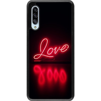 Samsung Galaxy A90 5G Case Hülle - Valentine 2025 Neon Liebe