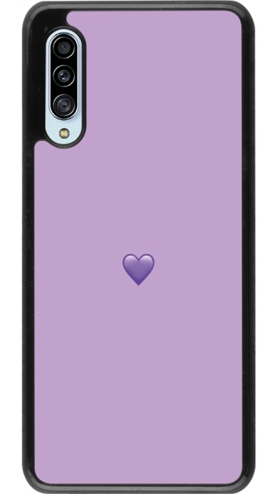 Samsung Galaxy A90 5G Case Hülle - Valentine 2023 purpule single heart