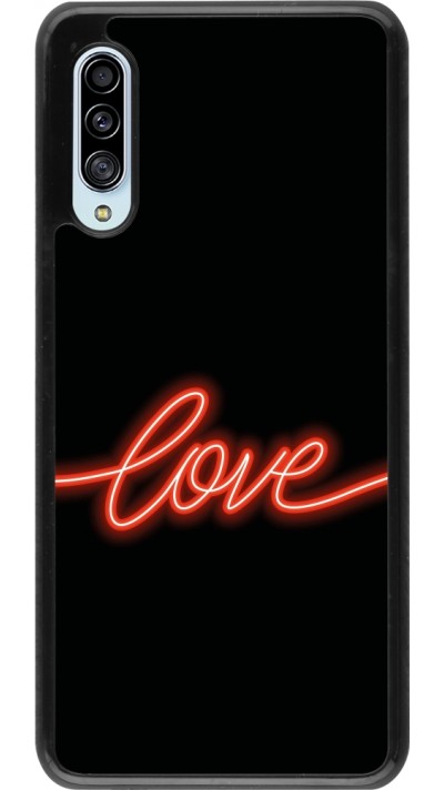 Samsung Galaxy A90 5G Case Hülle - Valentine 2023 neon love