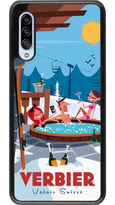 Samsung Galaxy A90 5G Case Hülle - Verbier Mountain Jacuzzi