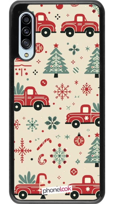 Samsung Galaxy A90 5G Case Hülle - Weihnachten 2024 Lkw Tanne