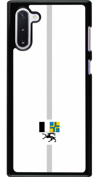 Samsung Galaxy Note 10 Case Hülle - Kanton GR weiss