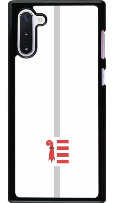 Samsung Galaxy Note 10 Case Hülle - Kanton JU weiss