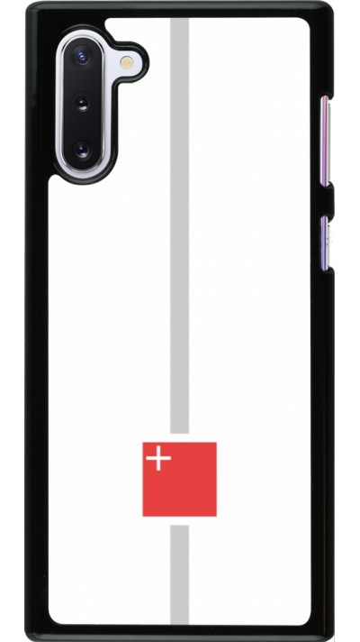 Samsung Galaxy Note 10 Case Hülle - Kanton SZ weiss