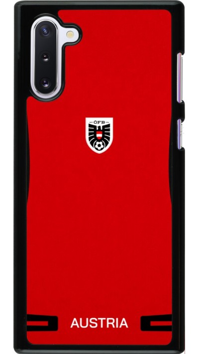 Coque Samsung Galaxy Note 10 - Maillot de football Autriche 2026 personnalisable