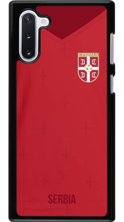 Samsung Galaxy Note 10 Case Hülle - Serbien 2022 personalisierbares Fussballtrikot