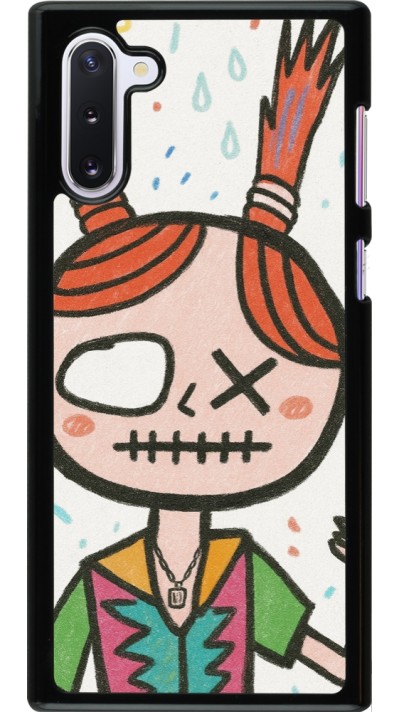 Samsung Galaxy Note 10 Case Hülle - Little Girl Sketch