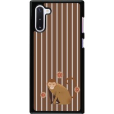 Samsung Galaxy Note 10 Case Hülle - Monkey with stripes