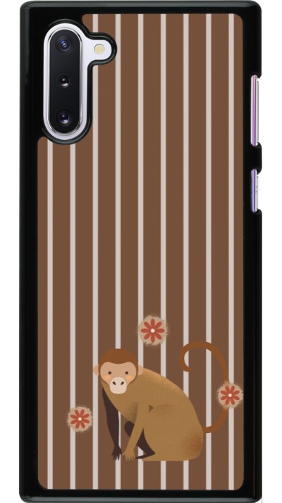 Samsung Galaxy Note 10 Case Hülle - Monkey with stripes