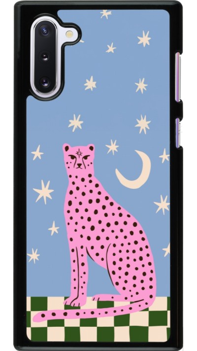 Coque Samsung Galaxy Note 10 - Pink leopard with stars 2026
