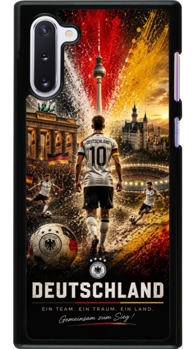 Samsung Galaxy Note 10 Case Hülle - Fussball Deutschland splash 2026