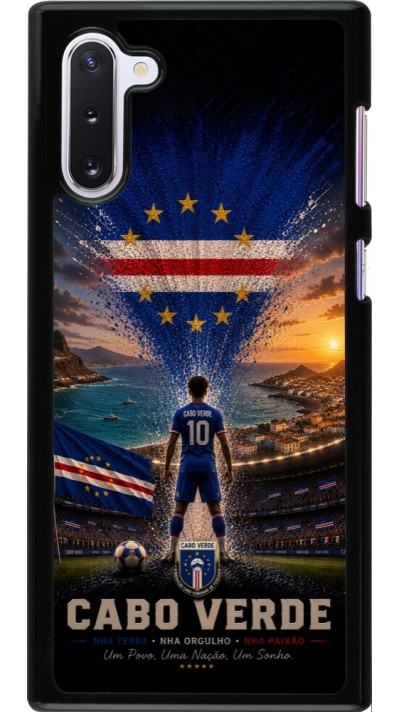 Samsung Galaxy Note 10 Case Hülle - Fussball Kap Verde splash 2026