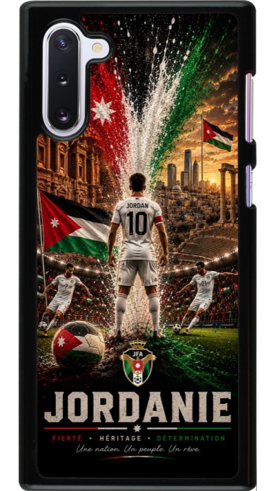 Samsung Galaxy Note 10 Case Hülle - Fussball Jordanien splash 2026