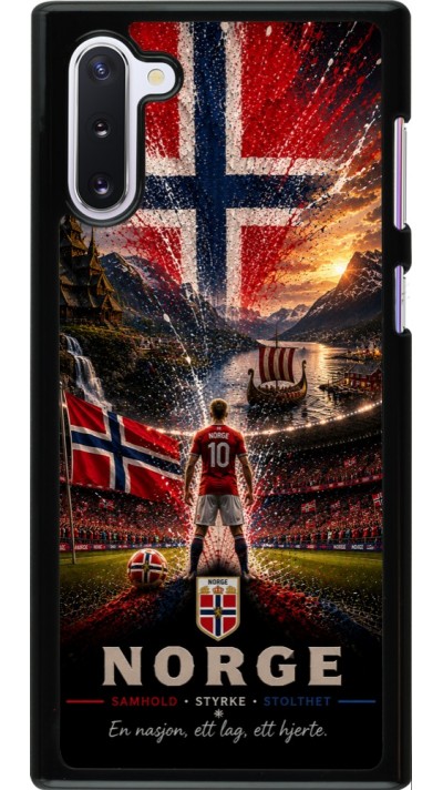 Samsung Galaxy Note 10 Case Hülle - Fussball Norwegen splash 2026