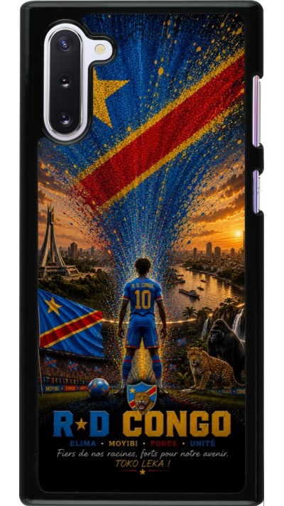 Samsung Galaxy Note 10 Case Hülle - Fussball Demokratische Republik Kongo splash 2026