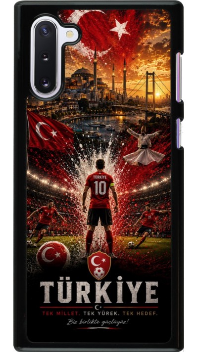Samsung Galaxy Note 10 Case Hülle - Fussball Türkei splash 2026