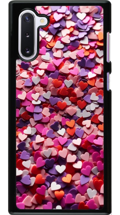 Samsung Galaxy Note 10 Case Hülle - Valentin 2025 Konfetti
